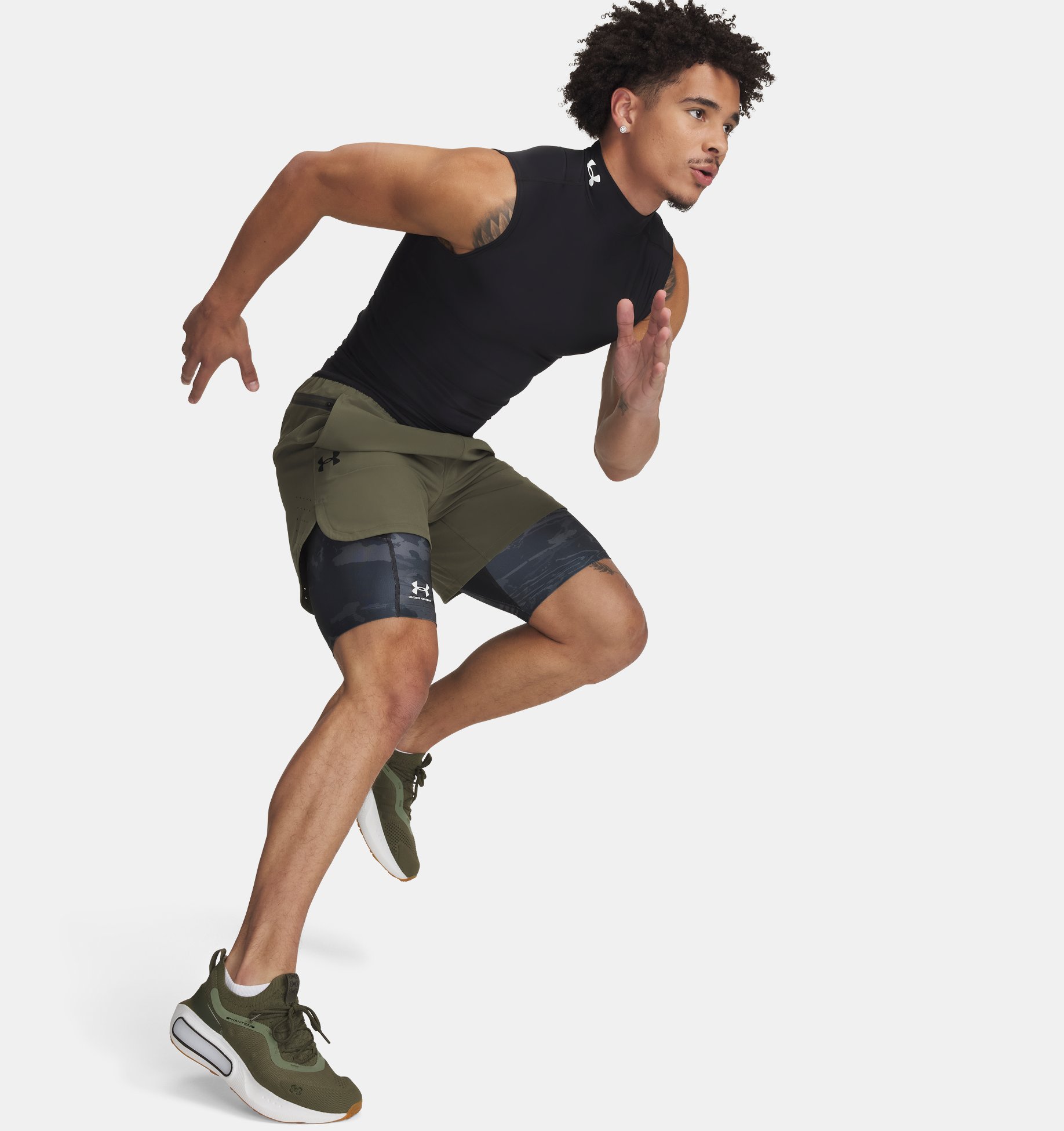 HeatGear® Printed Men's Long Shorts | Under Armour HeatGear® Printed Men's Long Shorts | Under Armour